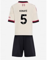 Liverpool Ibrahima Konate #5 Bortedraktsett Barn 2025-26 Korte ermer (+ bukser)